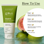 Globus Naturals Guava Fruit Face Wash with Vitamin E & Retinol | Grocsy