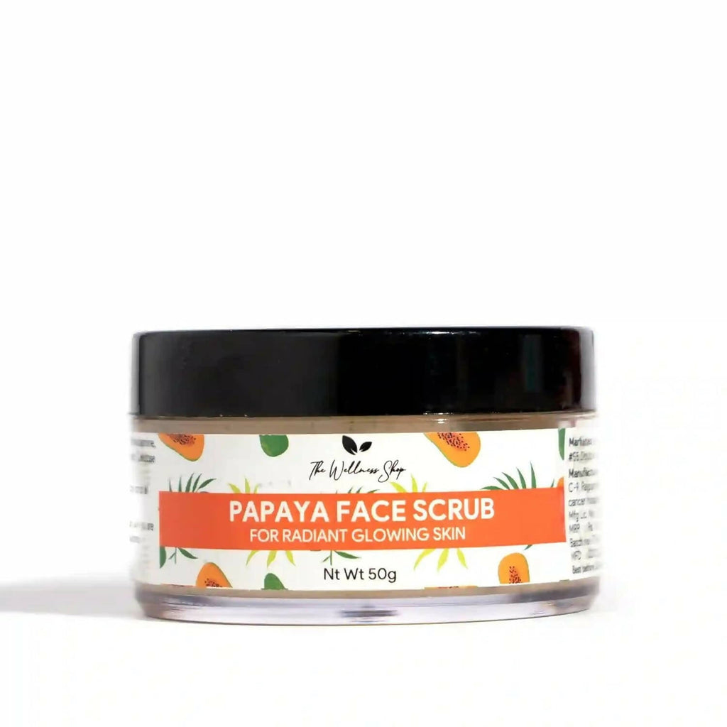 The Wellness Shop Papaya Face Scrub | Grocsy