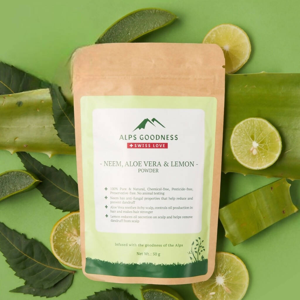 Alps Goodness Neem, Aloe Vera & Lemon Powder | Grocsy