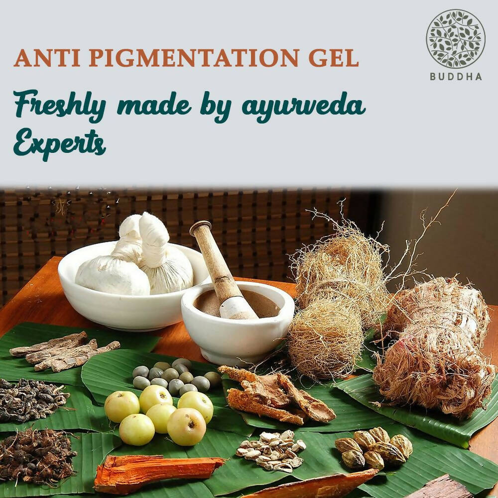 Buddha Natural Anti Pigmentation Gel -For Reducing Pigmentation, Lighten Blemishes & Dark Spots | Grocsy