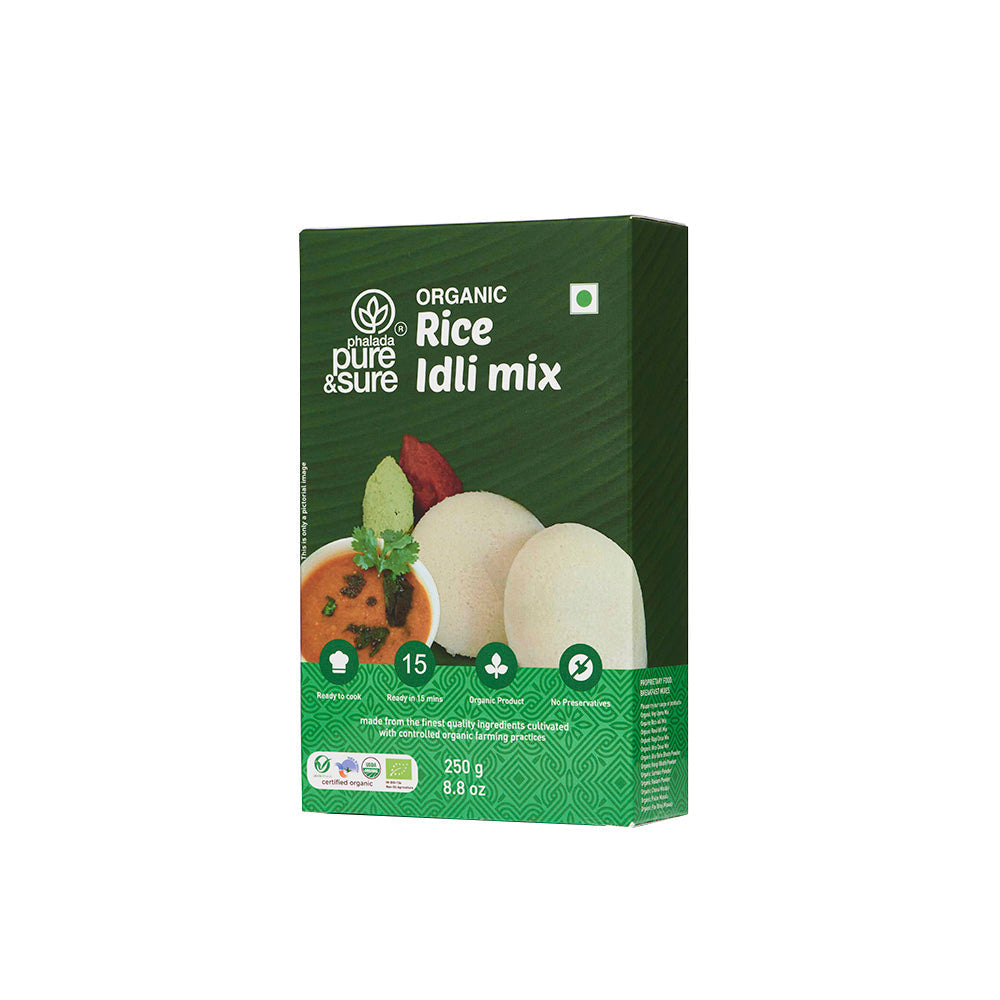 Pure & Sure Organic Rice Idly Mix | Grocsy