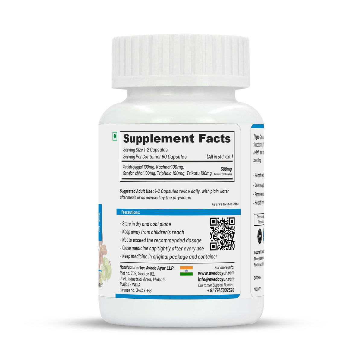 Life Aveda Premium Thyro-Cure Capsules | Grocsy