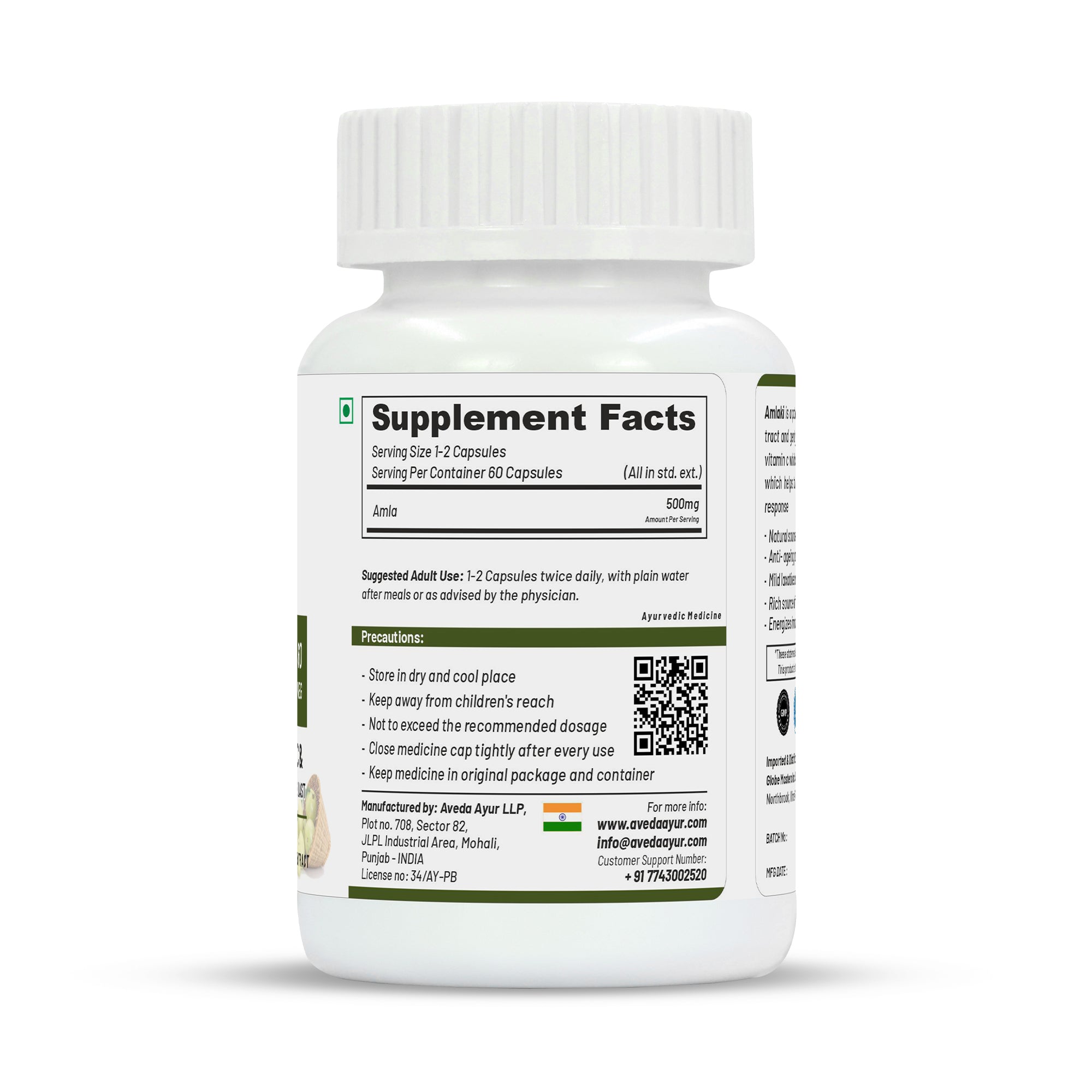Life Aveda Premium Amlaki Capsules | Grocsy
