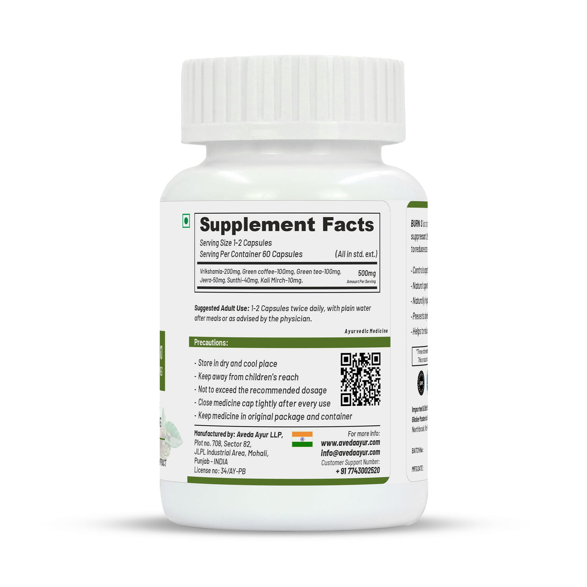 Life Aveda Premium Burn S Capsules | Grocsy