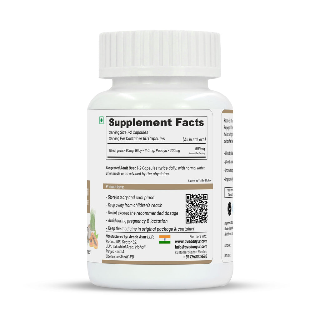Life Aveda Plato G Plus Veg Capsules | Grocsy