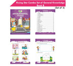 Rising Star General Knowledge & Conversation Book B| Set of 3| Picture Talk, EVS Book, Good Habit, National Festival & Symbols| Ages 3-7 Years | Grocsy