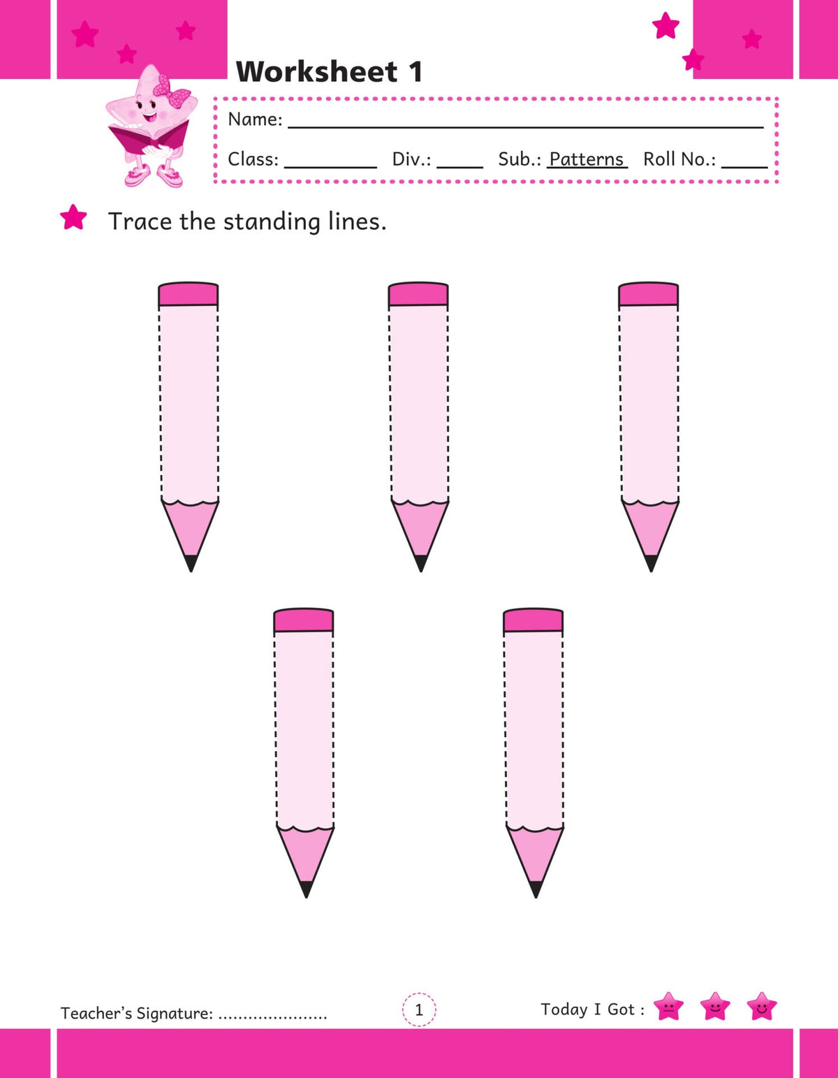 Rising Star Preschool Fun Learning Worksheets And Assessment Books Set of 3 Ages 3-6 Years |Printable Worksheets for Kindergarten| | Grocsy