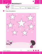 Rising Star Preschool Fun Learning Worksheets And Assessment Books Set of 3 Ages 3-6 Years |Printable Worksheets for Kindergarten| | Grocsy