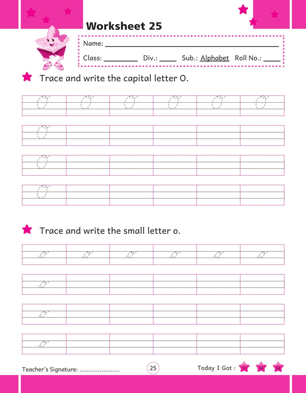 Rising Star Preschool Fun Learning Worksheets And Assessment Books Set of 3 Ages 3-6 Years |Printable Worksheets for Kindergarten| | Grocsy