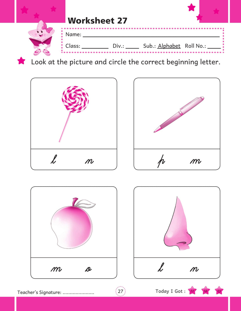 Rising Star Preschool Fun Learning Worksheets And Assessment Books Set of 3 Ages 3-6 Years |Printable Worksheets for Kindergarten| | Grocsy