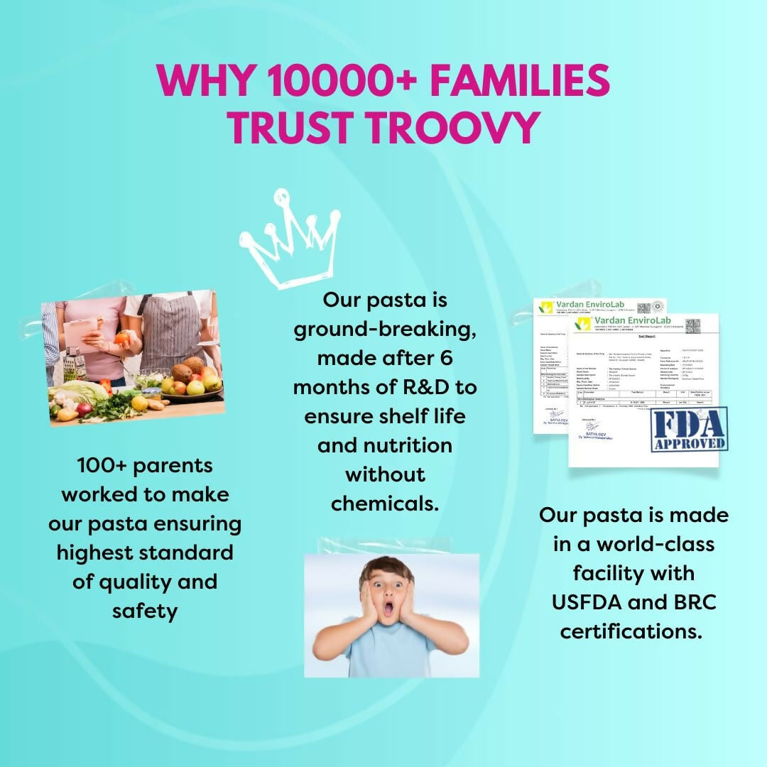 Troovy Millet Macaroni Pasta Protein & Iron rich | Grocsy