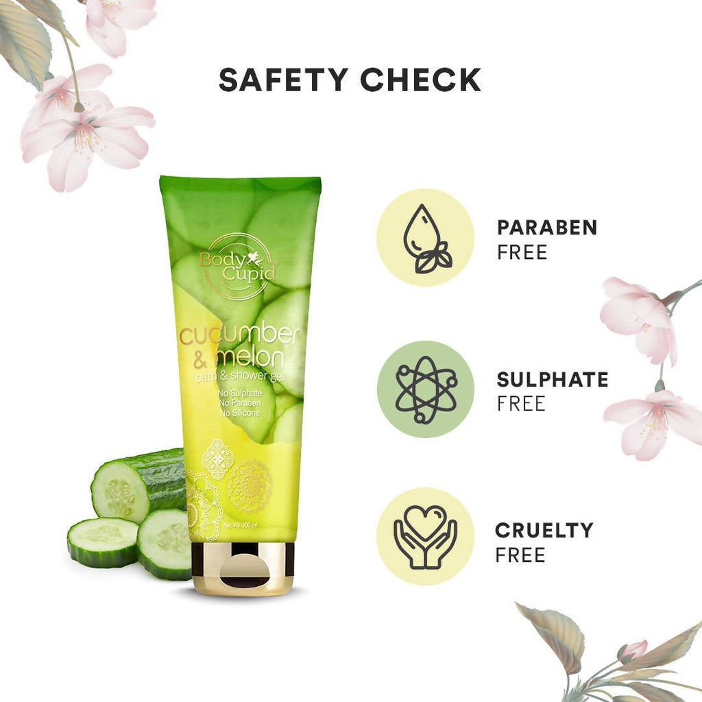 Body Cupid Cucumber and Melon Bath & Shower Gel | Grocsy