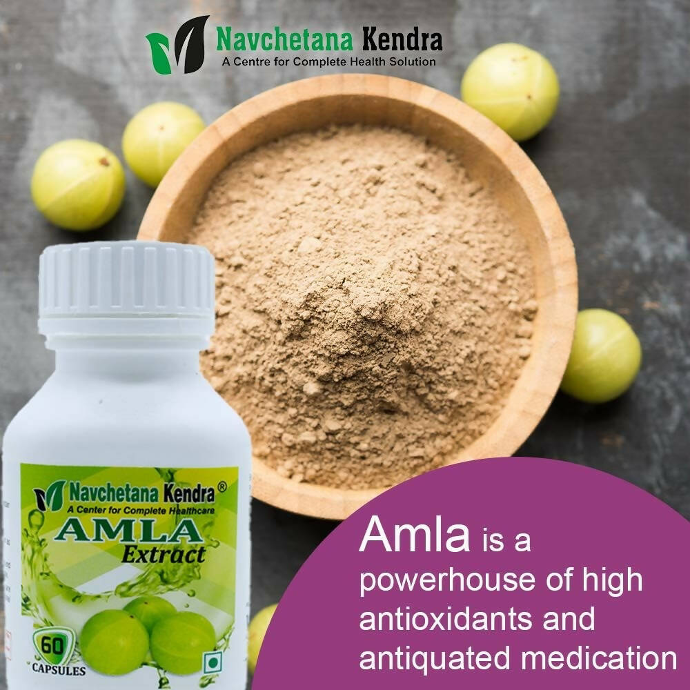 Navchetana Kendra Amla Extract Capsules | Grocsy