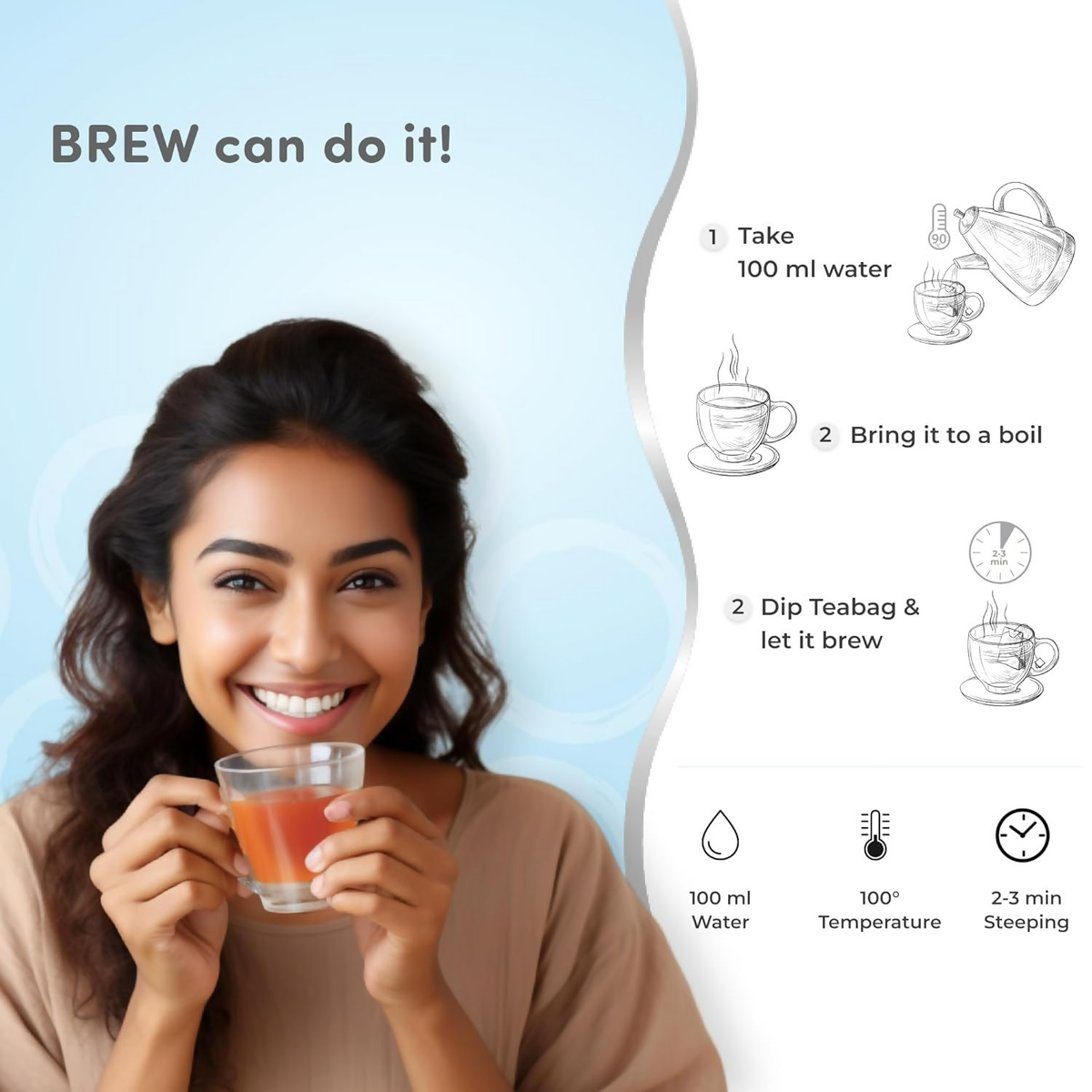 Mylo Care 100% Natural PCOS & PCOD Tea - 30 Tea Bag | Grocsy