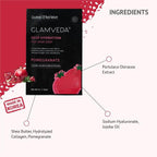 Glamveda Pomegranate Sheet Mask- Brightening & Radiance | Grocsy