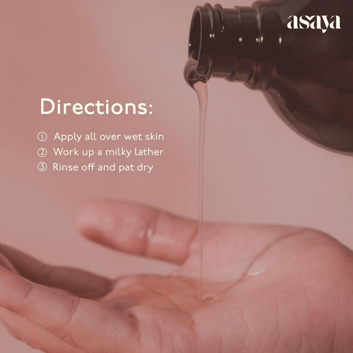 Asaya Deep Moisture Bath & Shower Oil Rejuvenates & Hydrates For All Skin Types | Grocsy