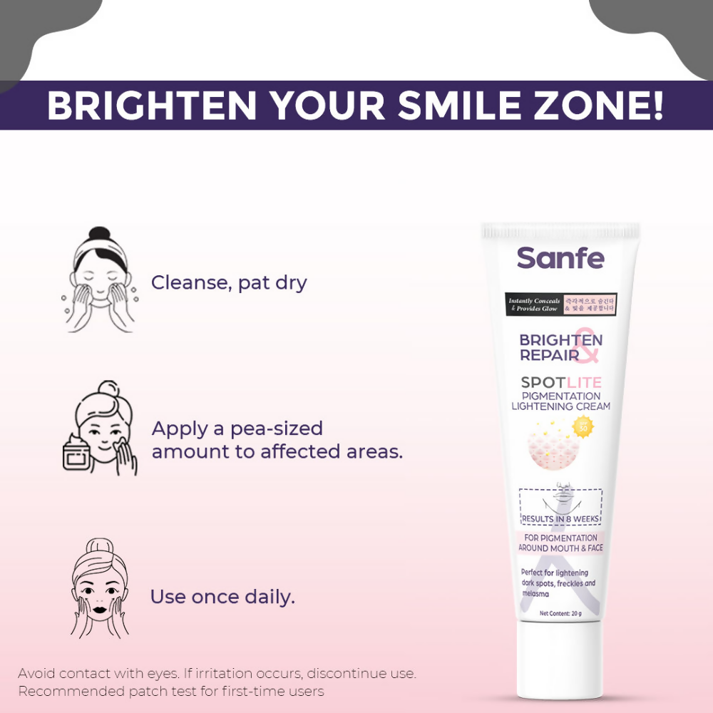 Sanfe Brighten & Repair Spotlite Pigmentation Lightening Cream | Grocsy