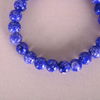 NVR Men & Women Blue Marbel Crystal Elasticated Bracelet | Grocsy