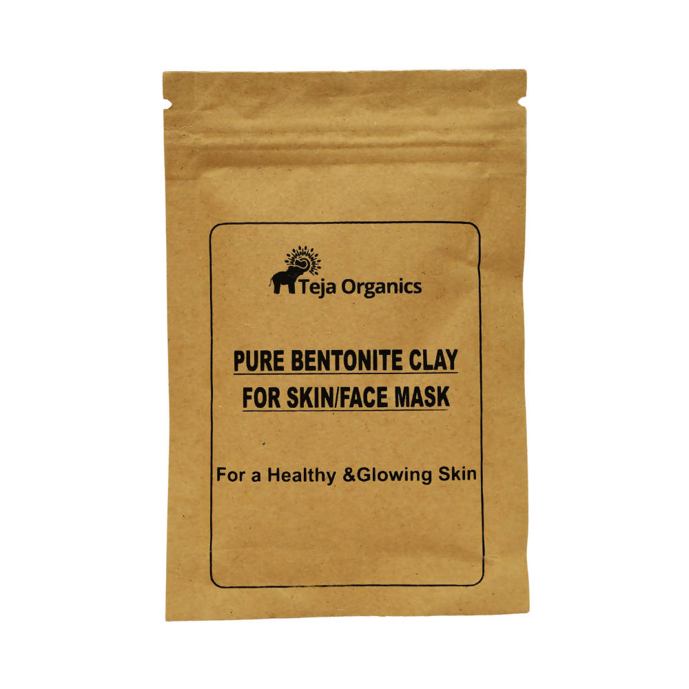 Teja Organics Pure Bentonite Clay For Skin And Face Mask | Grocsy