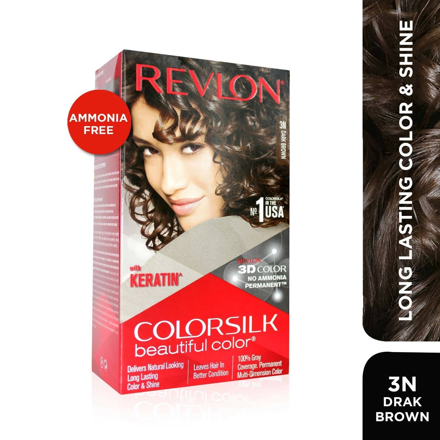 Revlon ColorSilk Beautiful Color - Dark Brown 3N | Grocsy
