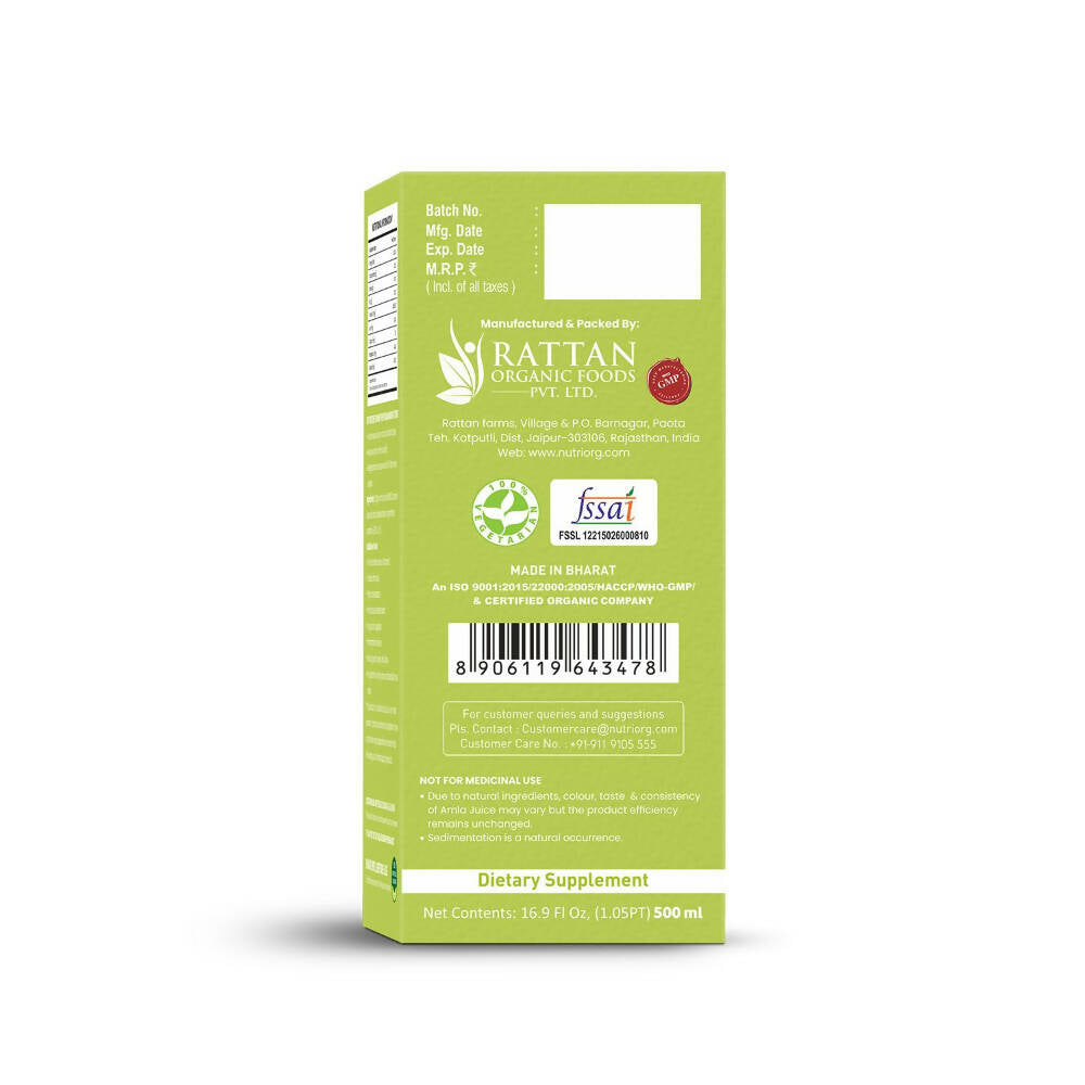 Nutriorg Amla Juice | Grocsy