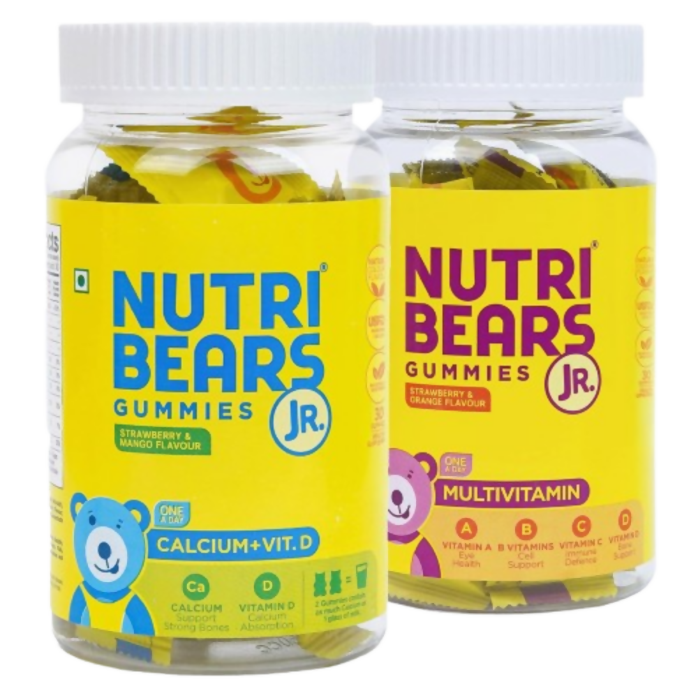 NutriBears Kids Multivitamin & Calcium Gummies | Grocsy