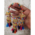 MS Fashion India Multicolor Hanging Bangles With Pearls, Threads and Jhumkas | Grocsy