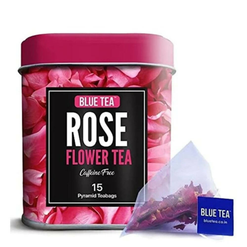 Blue Tea Rose Flower Tea Bags | Grocsy