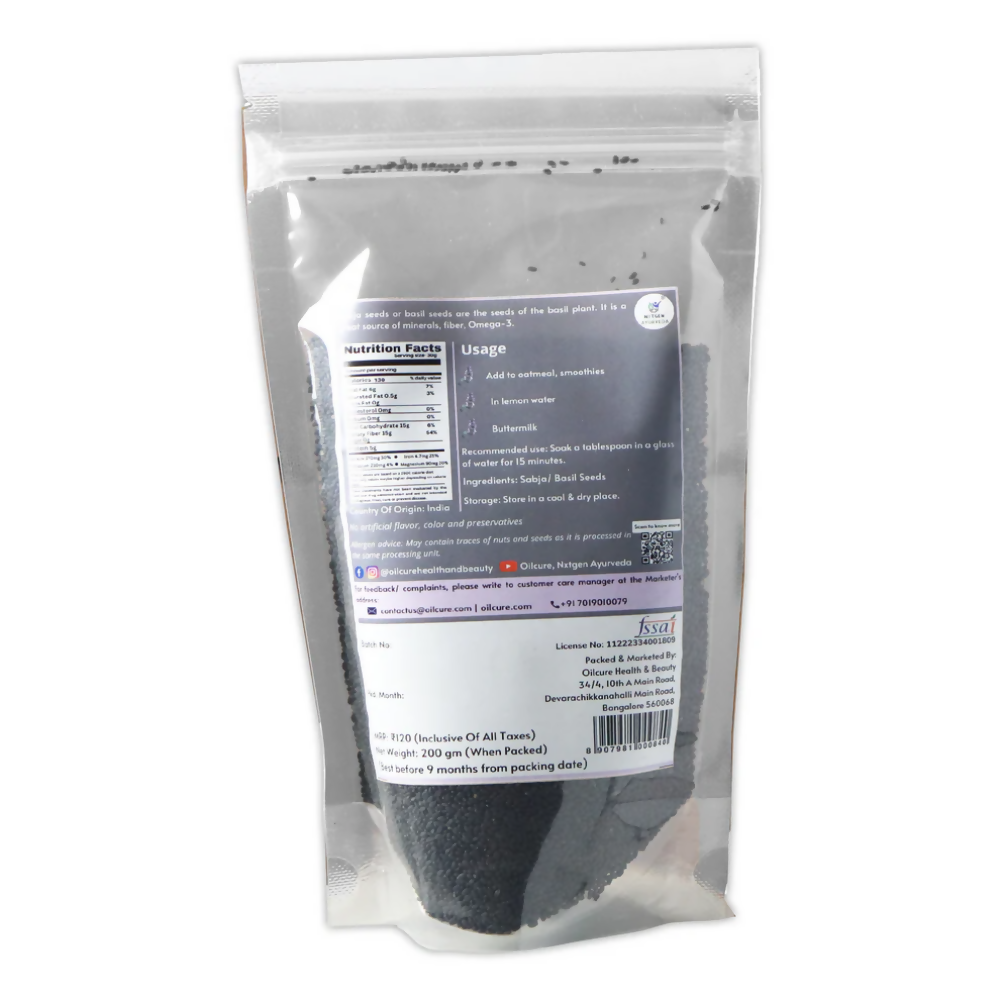 Nxtgen Ayurveda Sabja/ Basil Seeds | Grocsy