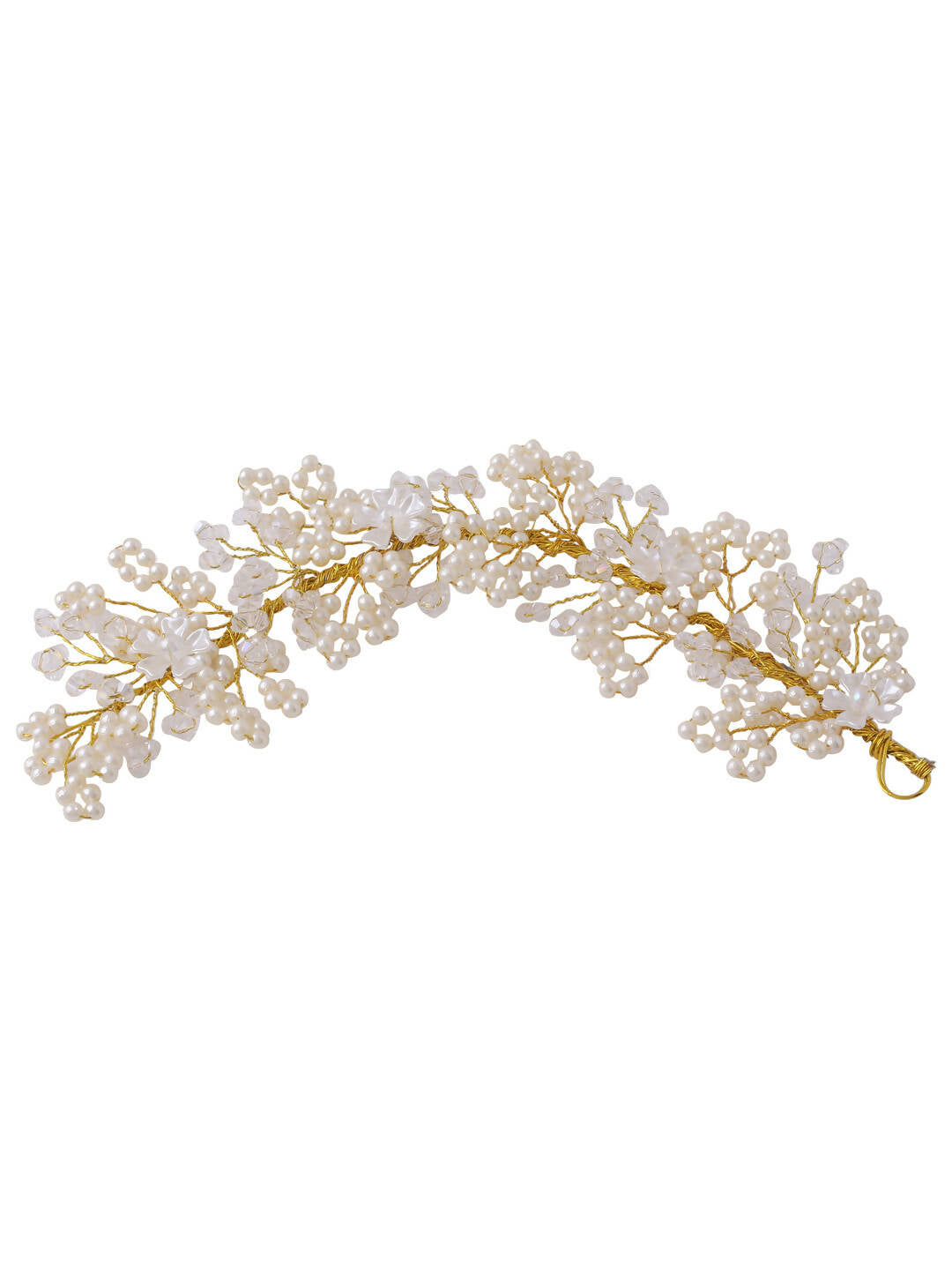 NVR Women Embellished Beaded Hair Accessory Set | Grocsy