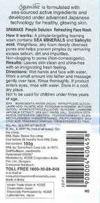 Spawake Anti Acne Care Pimple Solution Refreshing Face Wash | Grocsy