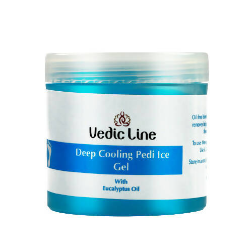 Vedic Line Deep Cooling Pedi Ice Blue Gel | Grocsy