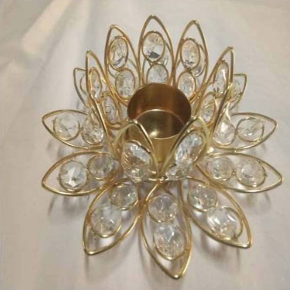 Puja N Pujari Flower Design Akhand Diya Jyothi | Grocsy