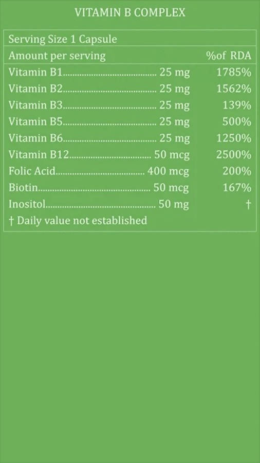 Purayati Vitamin B Complex Capsules | Grocsy