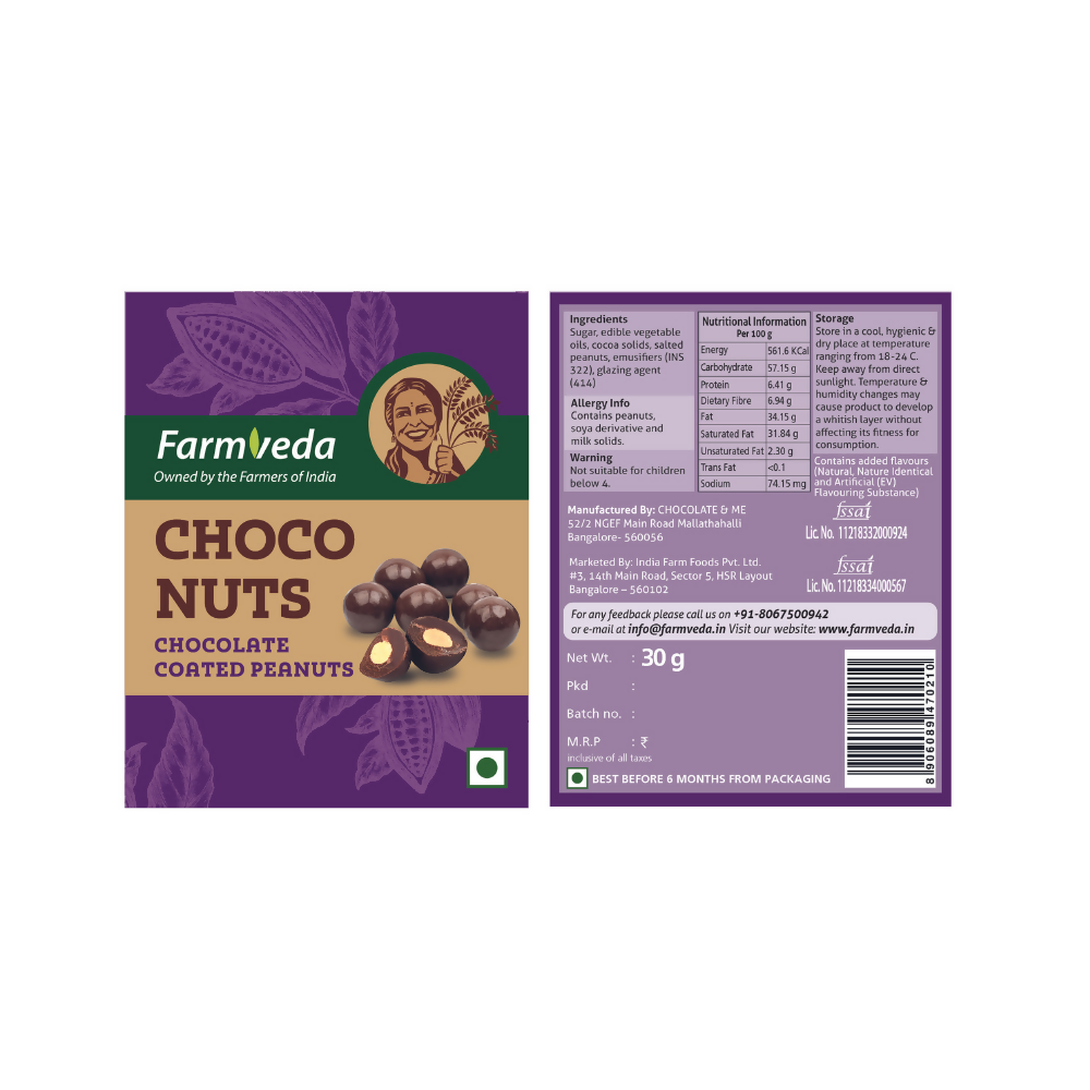 Farmveda Chocolates-Choconuts | Grocsy