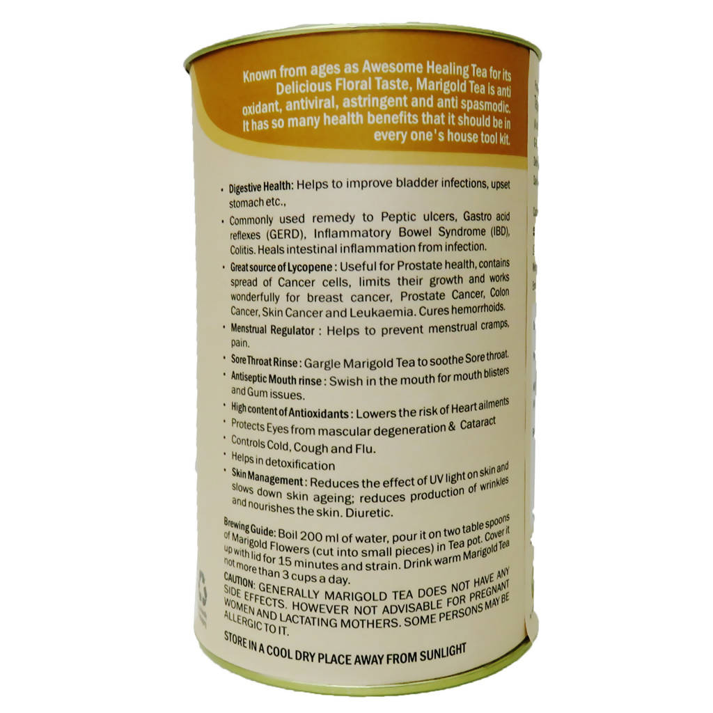 Teja Organics Marigold Tea | Grocsy