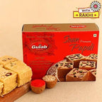 Fancy Meenakari Rakhi And Saon Papdi | Grocsy