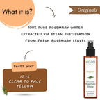 Mystiq Living Rosemary Water for Hair Growth - Hair Mist Spray | Grocsy