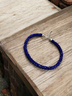 Inhanns Noor-E-Jalwa – Handmade Crystal Bead Necklace -Adjustable - Blue Only Necklace | Grocsy
