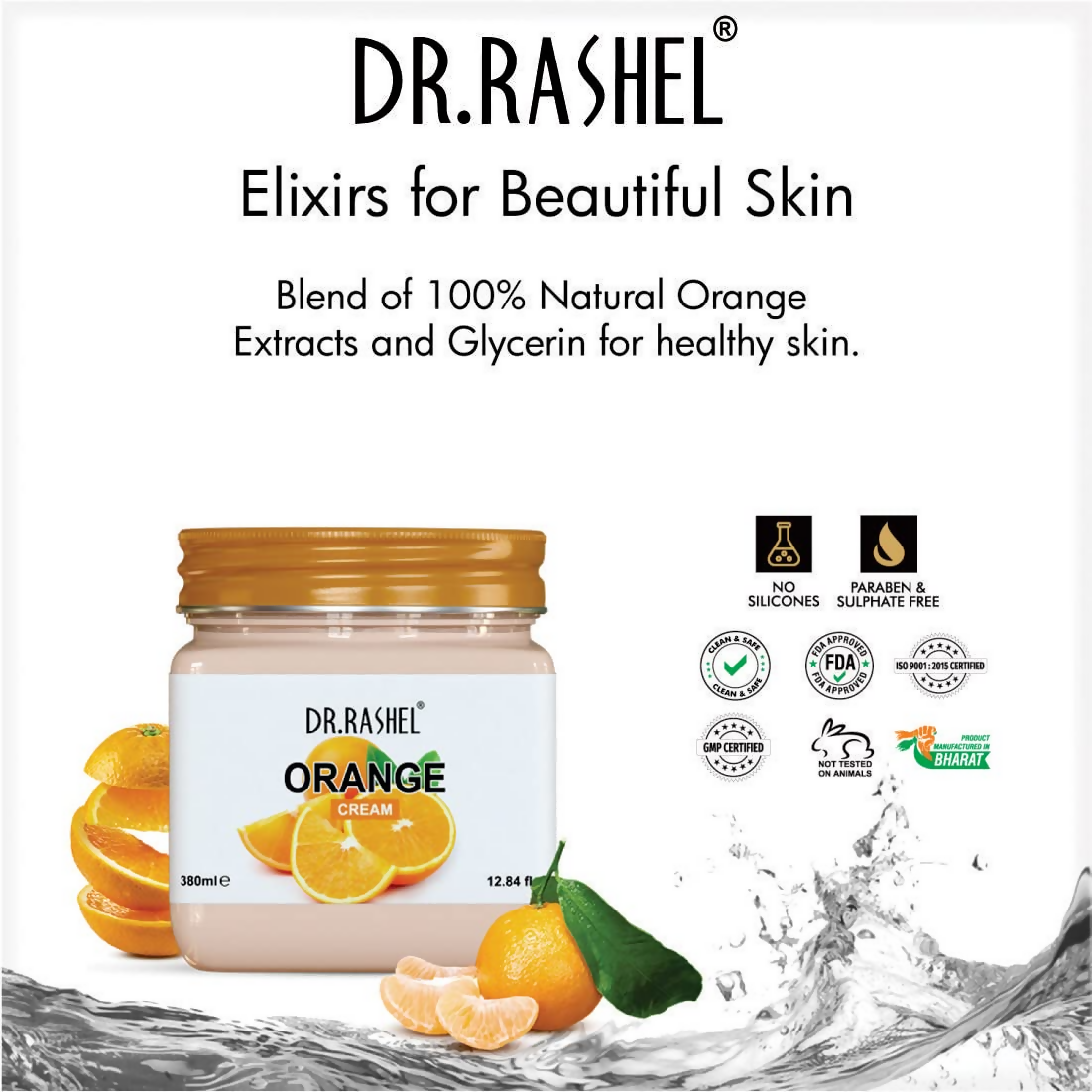 Dr.Rashel Orange Cream For Face And Body | Grocsy