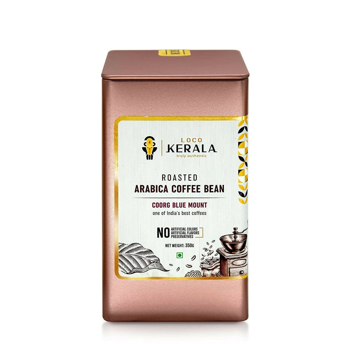 LocoKerala Coorg Blue Mount Roasted Arabica Coffee Bean | Grocsy