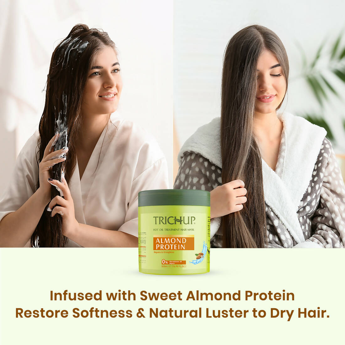 Vasu Healthcare Trichup Almond Protein Hair Mask | Grocsy