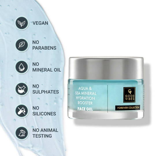 Good Vibes Aqua & Sea Mineral Hydration Booster Face Gel | Grocsy