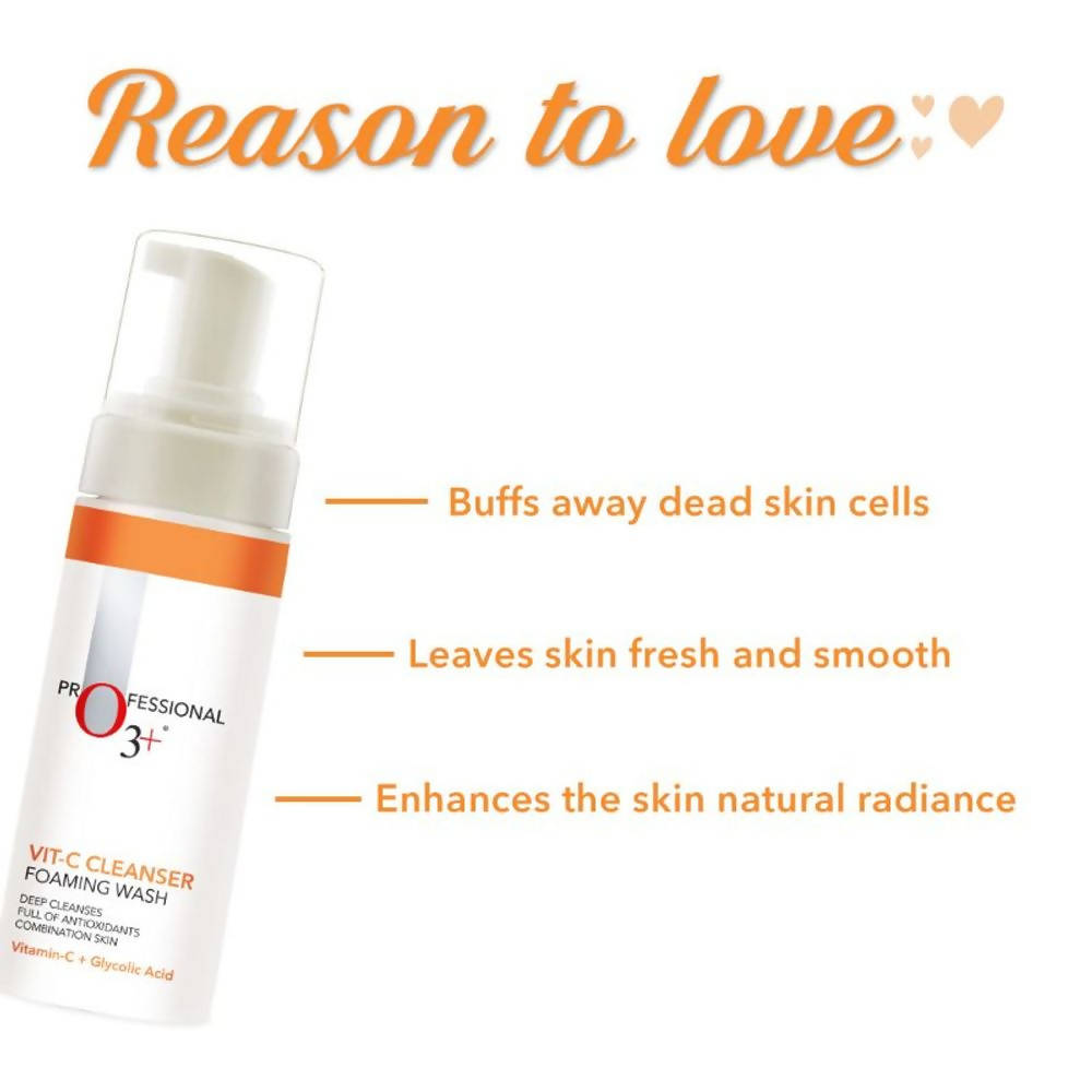Professional O3+ Vitamin-C Cleanser Foaming Wash | Grocsy