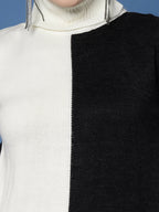 Women Winter Off White Acrylic Sweater - Wool Trees | Grocsy