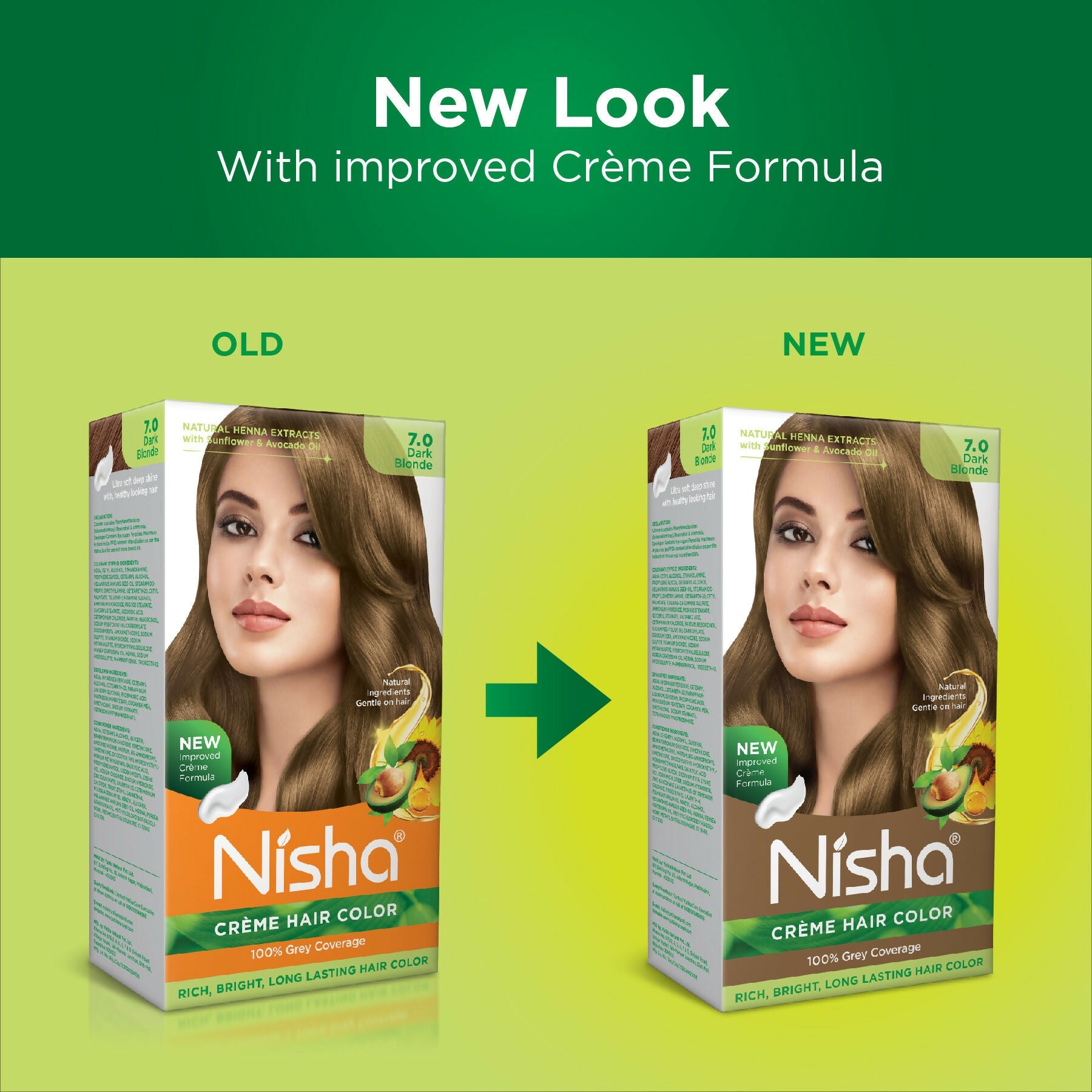Nisha Creme Hair Color for Women - Dark Blonde | Grocsy