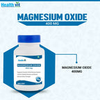 Healthvit Magnesium Oxide 370mg Capsules | Grocsy