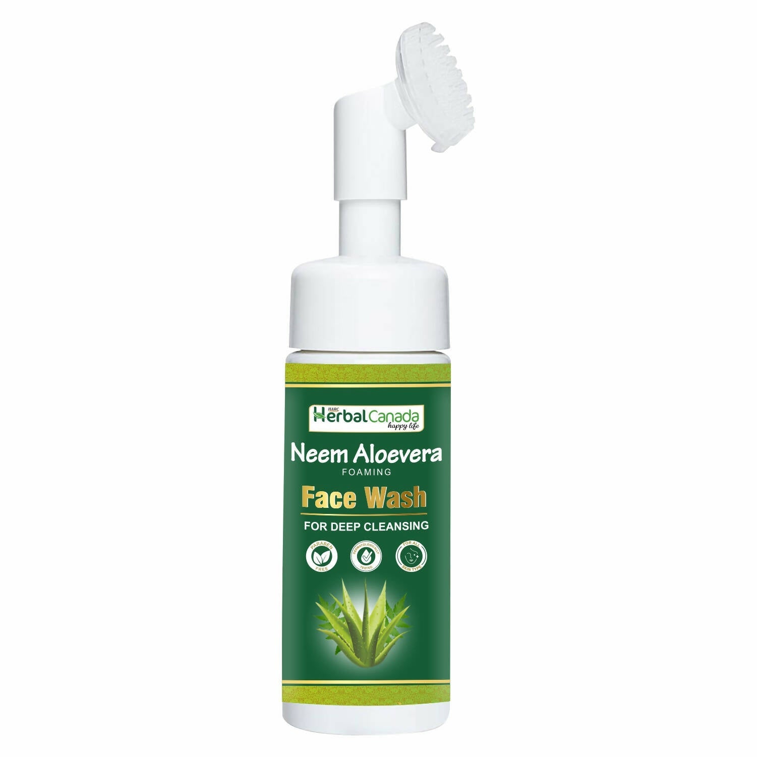 Herbal Canada Neem Aloe Vera Foaming Face Wash | Grocsy