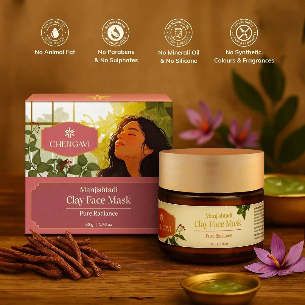 Chengavi Manjishtadi Clay Face Mask | Grocsy