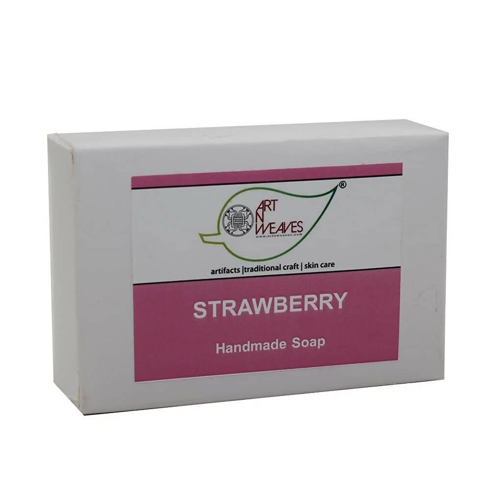 artNweaves Strawberry Handmade Soap | Grocsy